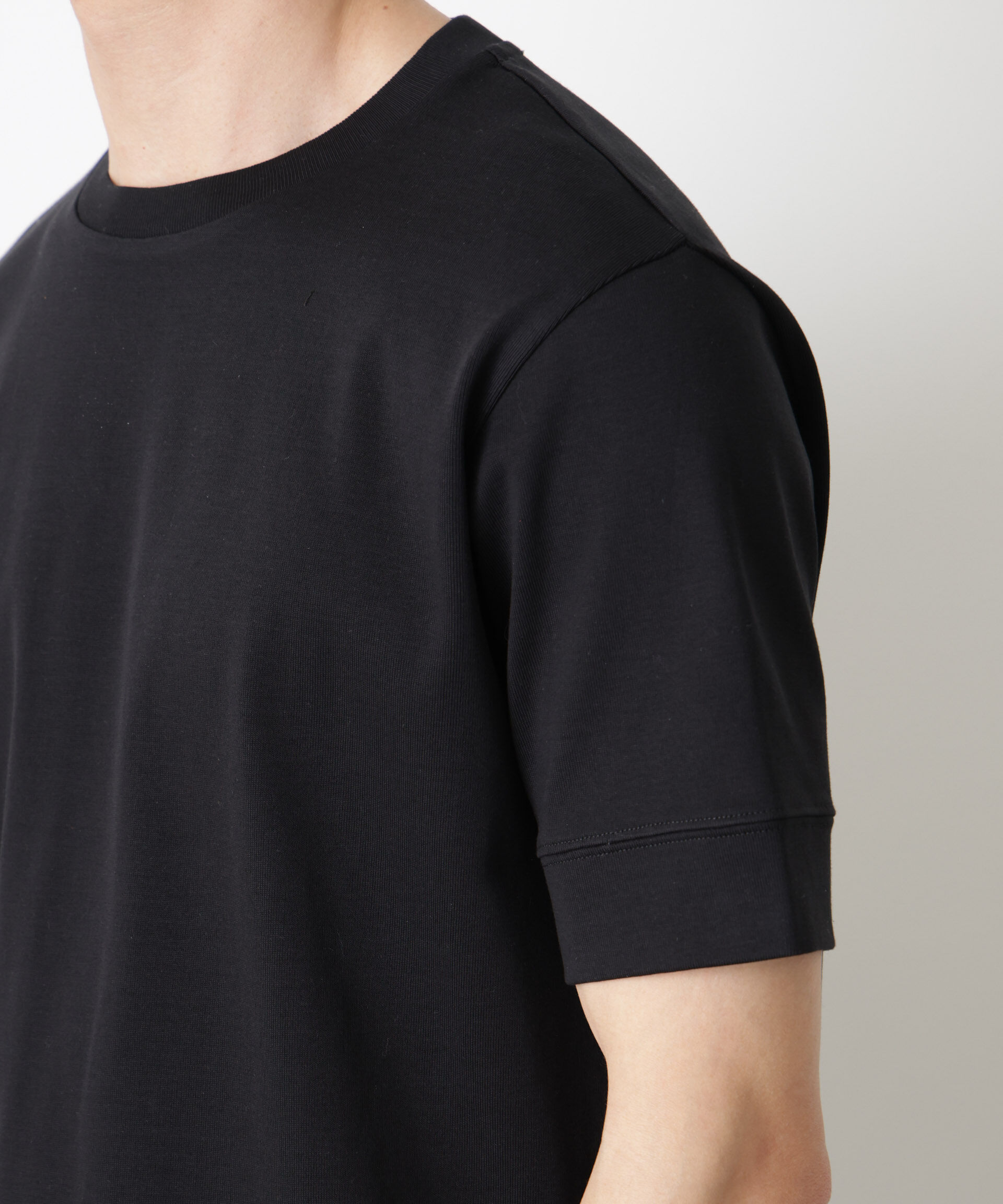 nano･universe「「FORMAL JERSEY」クルーネックカットソー半袖」|Tシャツ・カットソー|