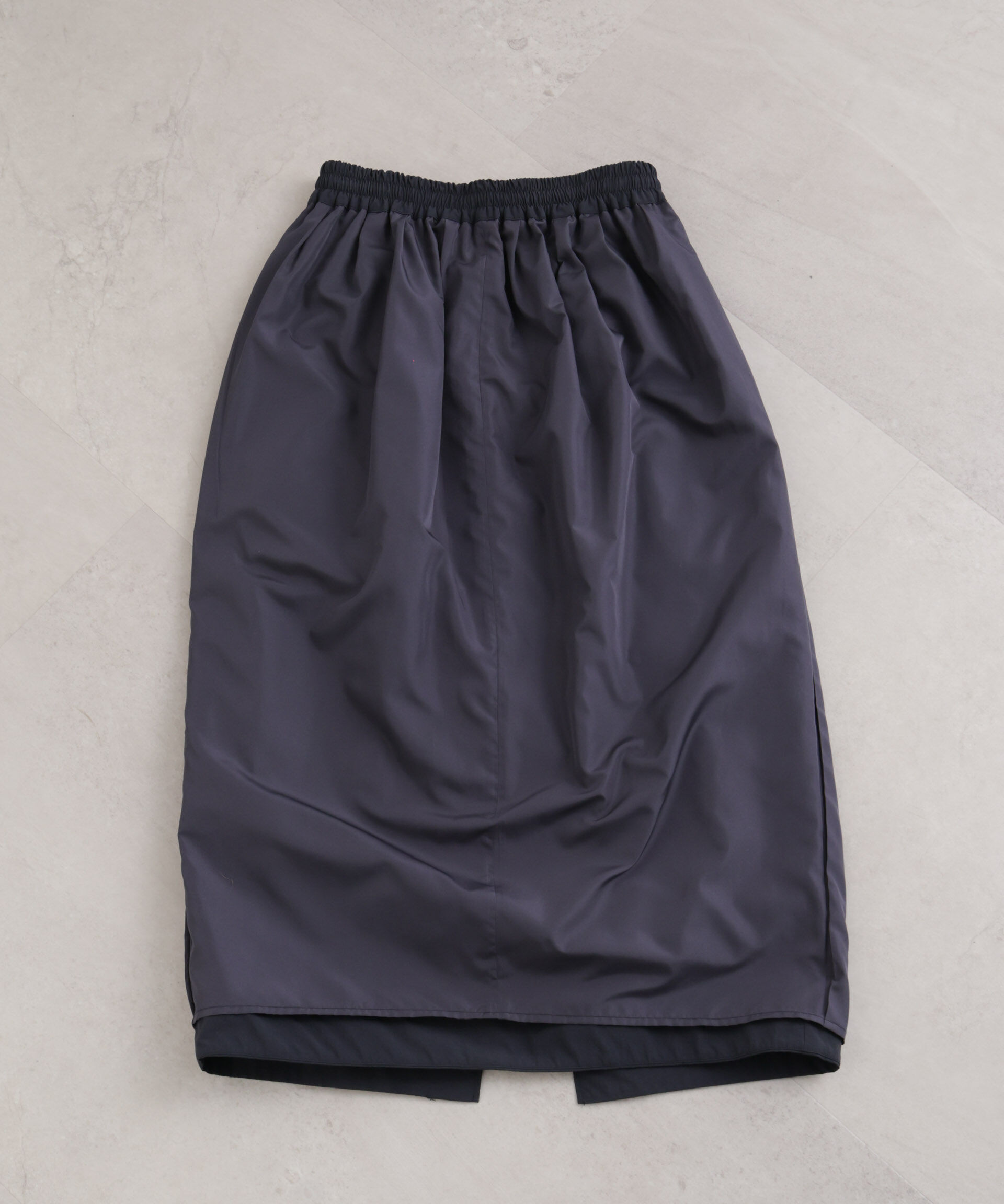 nano･universe「ギャザージップミディスカート」|スカート|