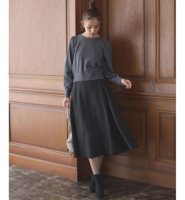 組曲「【WEB一部店舗限定】ウールジョーゼット フレアスカート」|スカート|