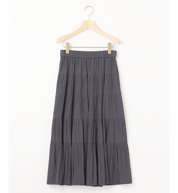 組曲「ギャザーライトデシン ティアードスカート」|スカート|