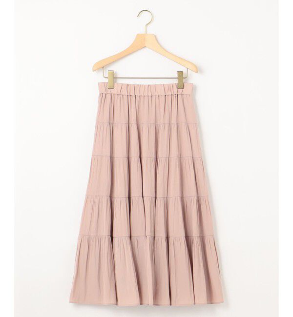 組曲「ギャザーライトデシン ティアードスカート」|スカート|