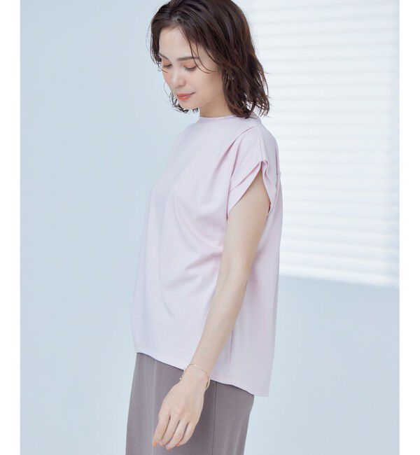 組曲「GIZAプレーティング天竺フレンチスリーブ Tシャツ」|Tシャツ・カットソー|