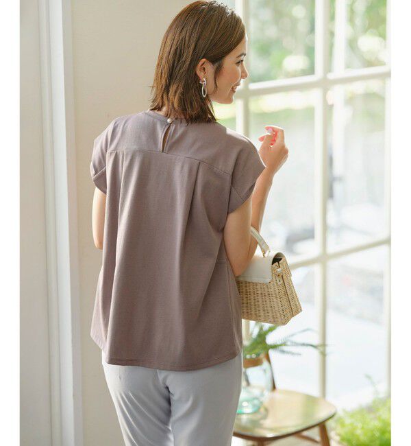 組曲「GIZAプレーティング天竺フレンチスリーブ Tシャツ」|Tシャツ・カットソー|