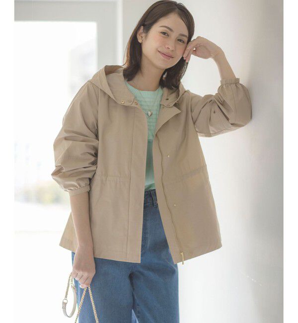 組曲「【2WAY】フード付き ライトアウター」|その他|ベージュ系
