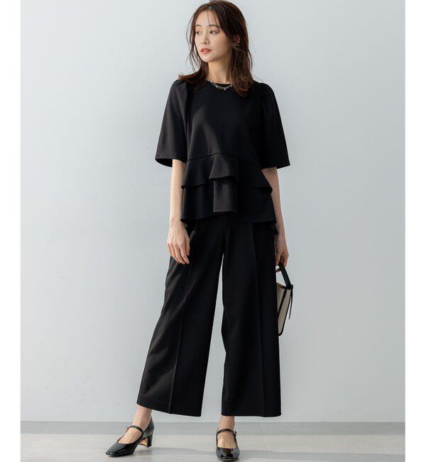 組曲「ご好評につき追加生産【WEB限定】ジョーゼットジャージーティアード ブラウス」|シャツ・ブラウス|