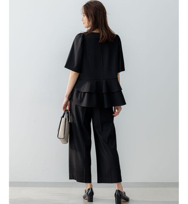 組曲「ご好評につき追加生産【WEB限定】ジョーゼットジャージーティアード ブラウス」|シャツ・ブラウス|