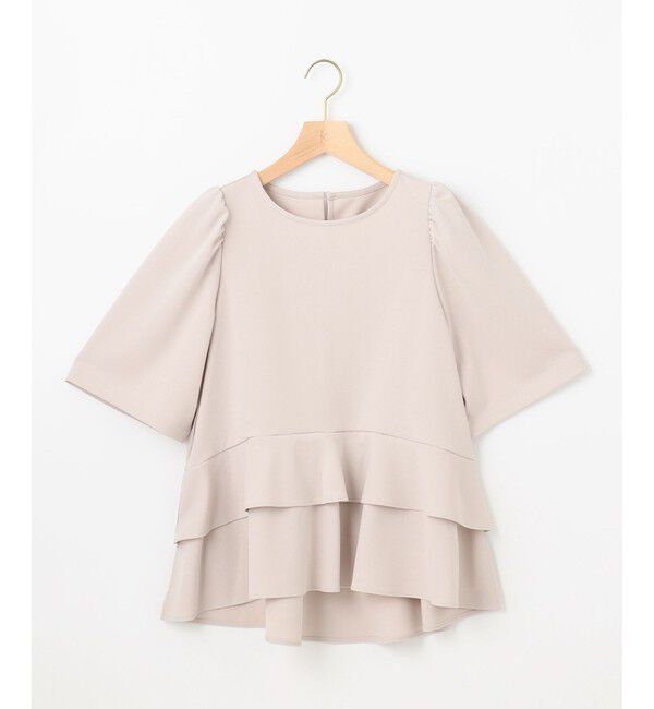 組曲「ご好評につき追加生産【WEB限定】ジョーゼットジャージーティアード ブラウス」|シャツ・ブラウス|