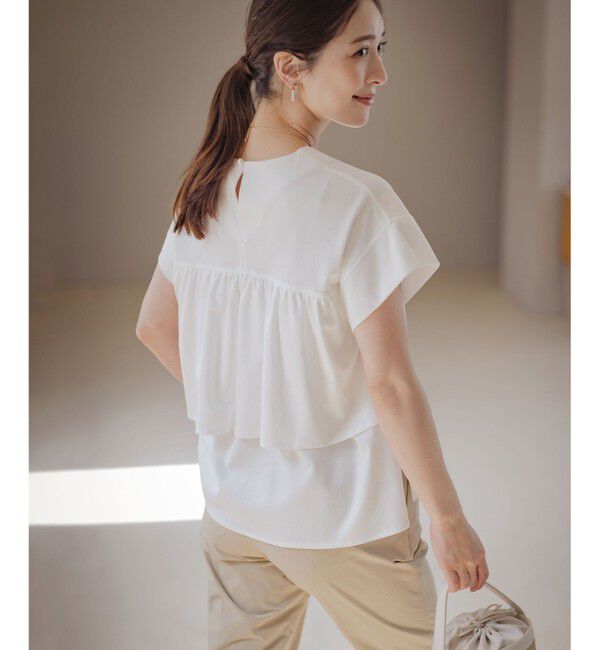 組曲「バックフリル カットソー」|Tシャツ・カットソー|