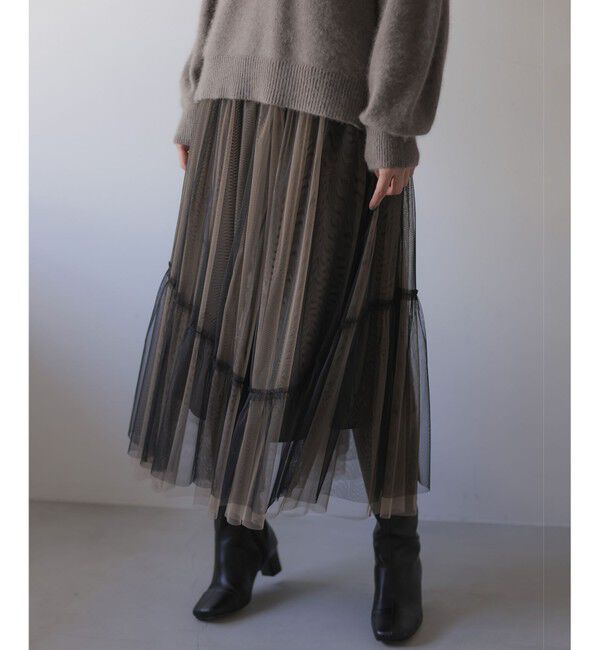 組曲「リバーシブルチュール スカート」|スカート|
