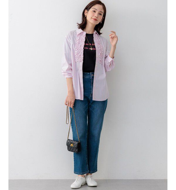 組曲「【Flower Collection】コンパクトシャーティング シャツ」|シャツ・ブラウス|