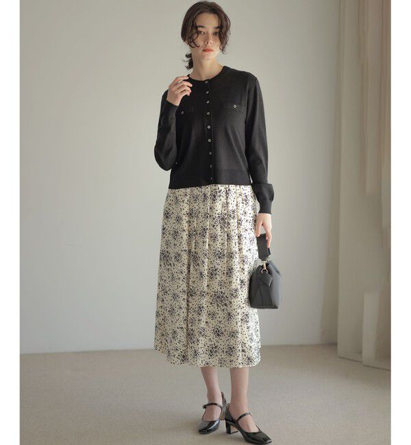 組曲「モザイクフラワープリント スカート」|スカート|