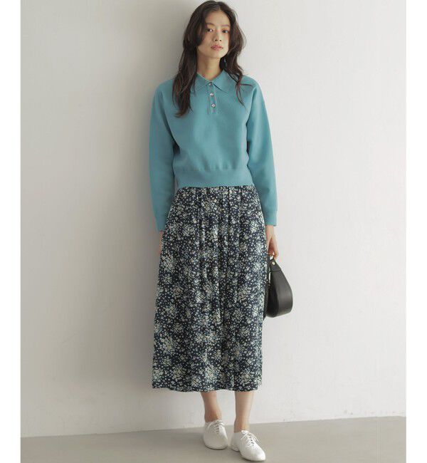 組曲「モザイクフラワープリント スカート」|スカート|