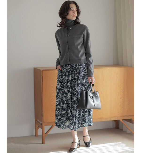 組曲「モザイクフラワープリント スカート」|スカート|