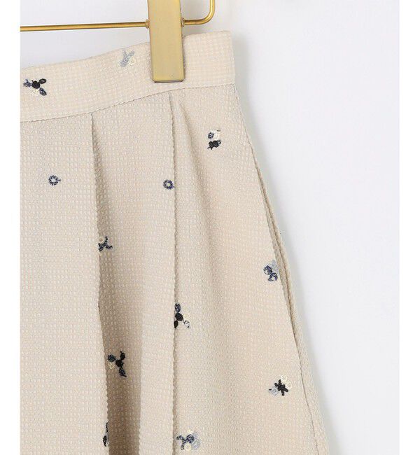 組曲「【WEB限定】ミニフラワーエンブロイダリー スカート」|スカート|