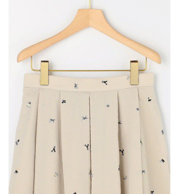 組曲「【WEB限定】ミニフラワーエンブロイダリー スカート」|スカート|