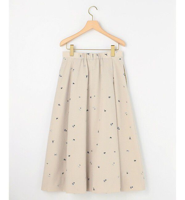 組曲「【WEB限定】ミニフラワーエンブロイダリー スカート」|スカート|