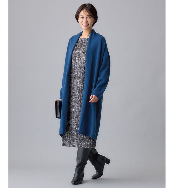 自由区「プリントジャガードストレッチ  ワンピース」|ワンピース|