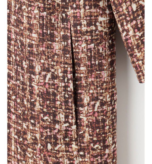 自由区「プリントジャガードストレッチ  ワンピース」|ワンピース|