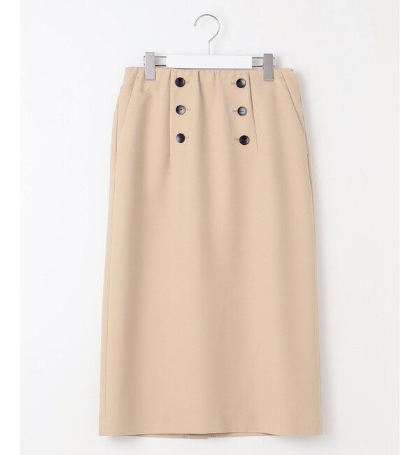 自由区「【洗える】オックスストレッチストレート スカート」|スカート|