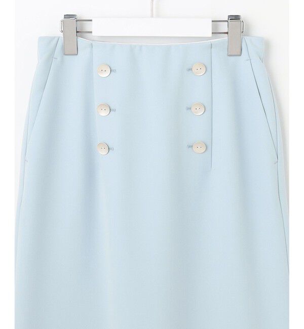 自由区「【洗える】オックスストレッチストレート スカート」|スカート|