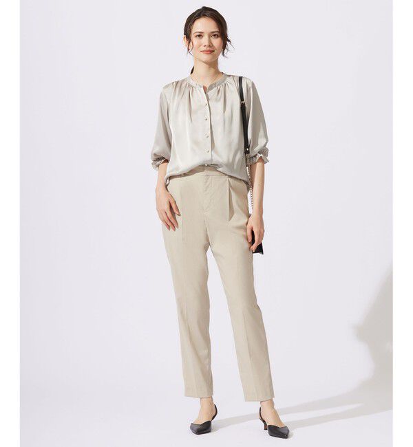 自由区「【カタログ掲載・セットアップ対応・接触冷感・UVケア・洗える】ファンクショナルクロステーパード パンツ」|その他|