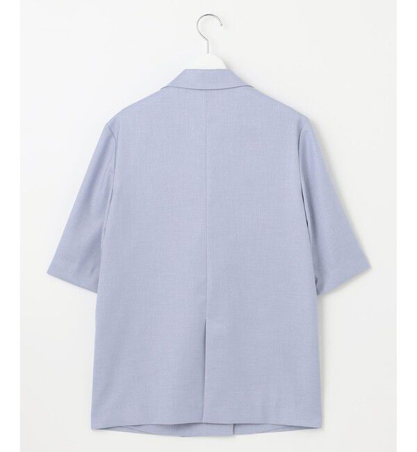 自由区「【洗える】ハーフスリーブ ジャケット」|テーラードジャケット|