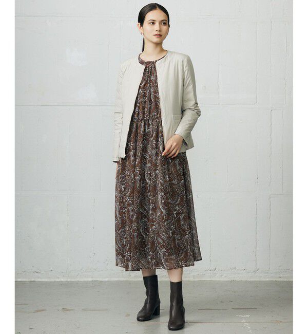 自由区「【SHIHOさん着用】ペイズリープリント ワンピース」|ワンピース|