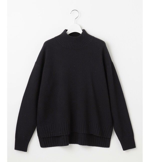 自由区「ウールカシミヤブレンドスパンコールハイネック ニット」|ニット・セーター|