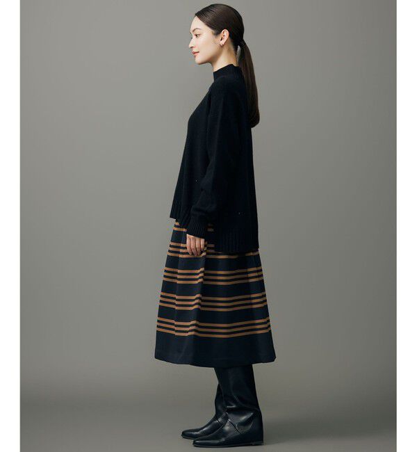 自由区「ウールカシミヤブレンドスパンコールハイネック ニット」|ニット・セーター|