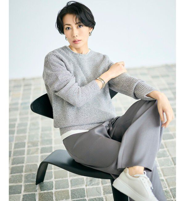 自由区「【カタログ掲載・着回し力抜群】グラフィックロング カットソー」|Tシャツ・カットソー|