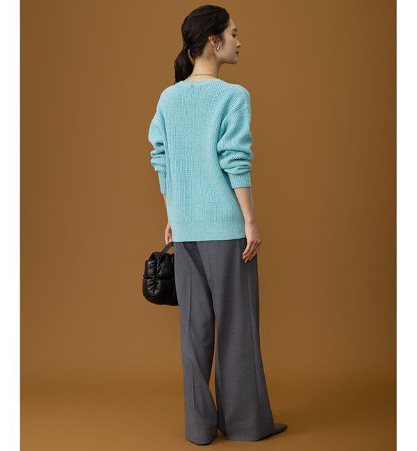 自由区「【カタログ掲載・着回し力抜群】カラーメランジ ニット」|ニット・セーター|