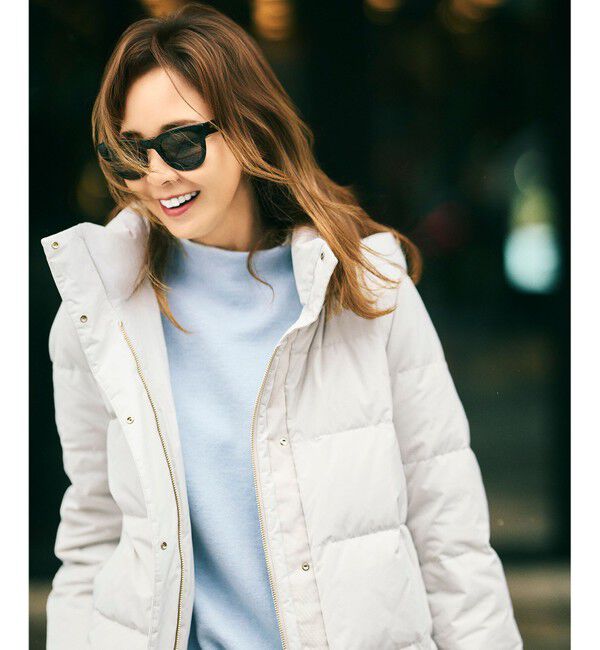 自由区「【SHIHOさん着用】スムージードローコード ニット」|ニット・セーター|ライトブルー