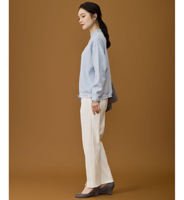 自由区「【SHIHOさん着用】スムージードローコード ニット」|ニット・セーター|