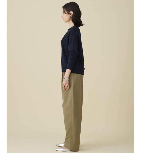 自由区「ブークレミックスツイード ニット」|ニット・セーター|