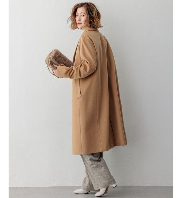 23区「【滝沢眞規子さん着用】ウールカシミヤビーバー チェスターコート」|チェスターコート|