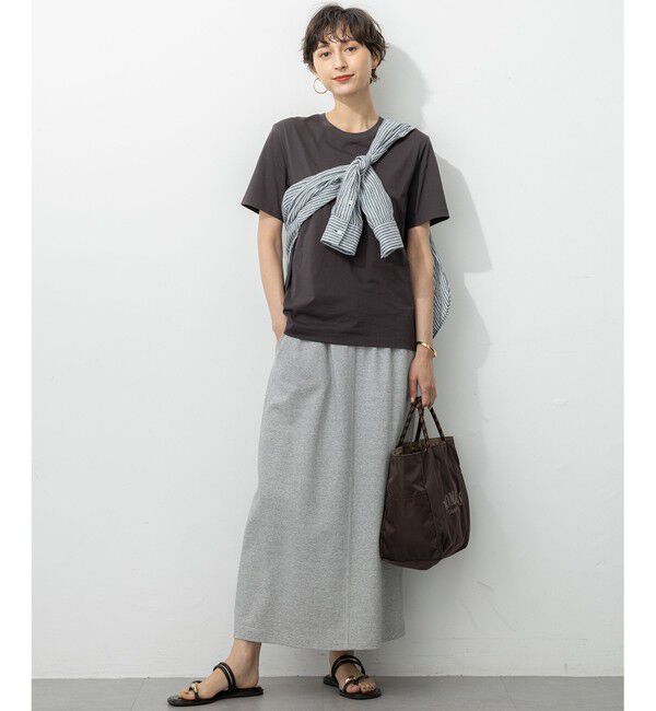 23区「【SLOW/WEB限定】ラスティックテリー ナロー スカート」|スカート|