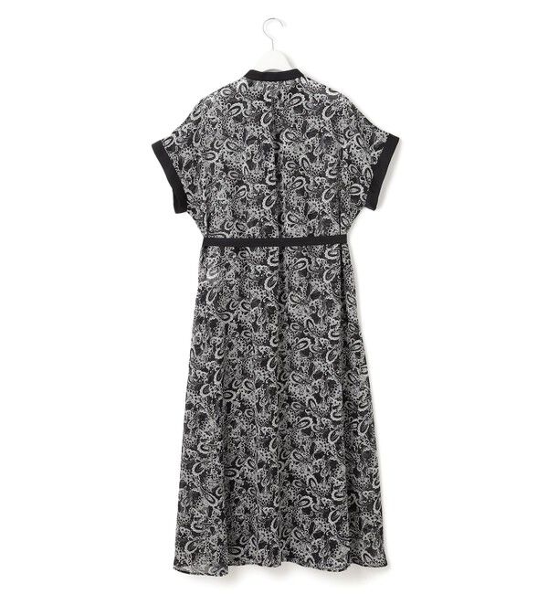 23区「【一部店舗限定/速乾性/洗える】モノトーンプリント ワンピース」|ワンピース|