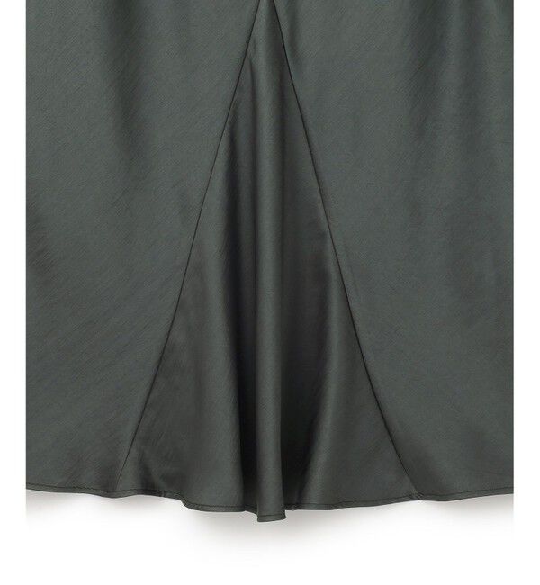 23区「【洗える】テクスチャーサテン ナロー スカート」|スカート|