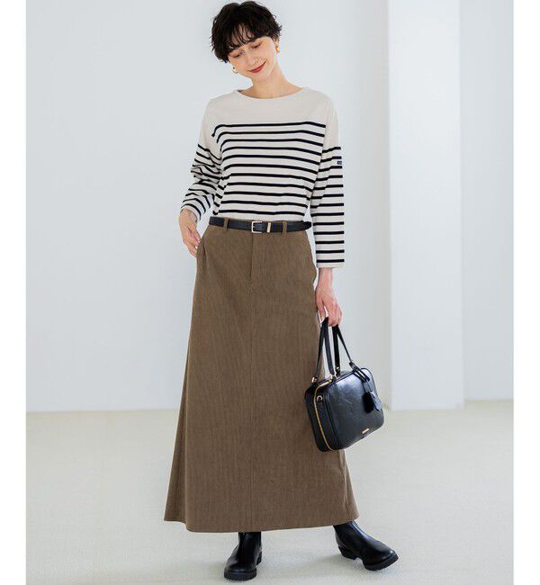 23区「【SLOW/一部店舗限定】ソフトコーデュロイ マーメイド スカート」|スカート|