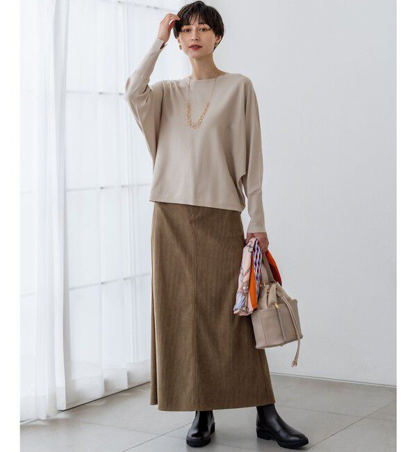 23区「【SLOW/一部店舗限定】ソフトコーデュロイ マーメイド スカート」|スカート|