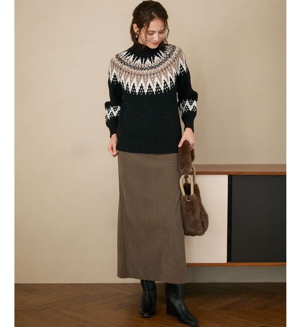 23区「【SLOW/一部店舗限定】ソフトコーデュロイ マーメイド スカート」|スカート|