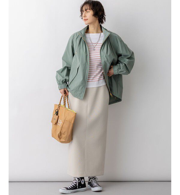 23区「Armo-lux パネルボーダー クロップド カットソー」|Tシャツ・カットソー|