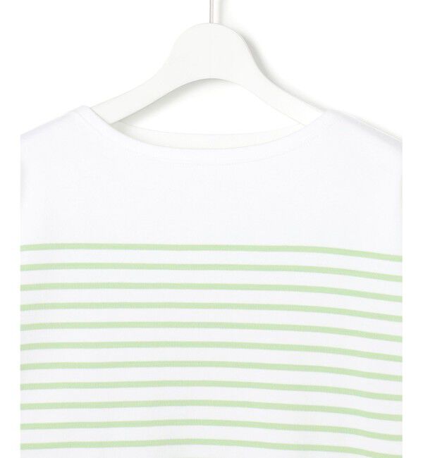 23区「Armo-lux パネルボーダー クロップド カットソー」|Tシャツ・カットソー|