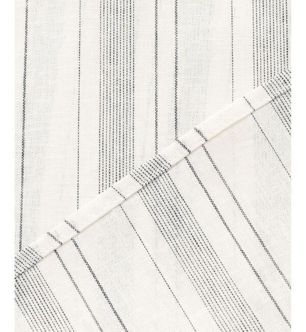 23区「【SLOW/一部店舗限定】ストライプエンブロイダリー ブラウス」|シャツ・ブラウス|