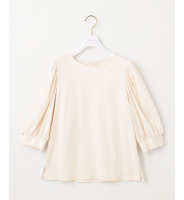 ANY SIS「【接触冷感】美人 ボリュームスリーブ カットソー」|Tシャツ・カットソー|