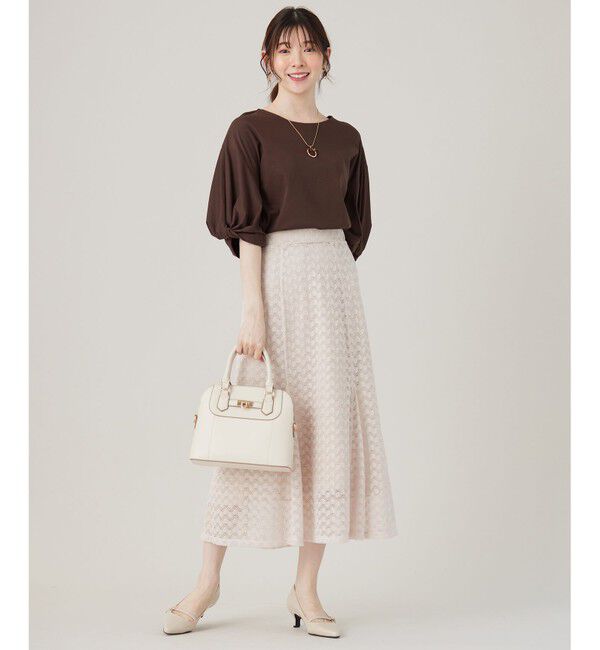 any SiS「シルケットスムースツイストスリーブ カットソー」|Tシャツ・カットソー|