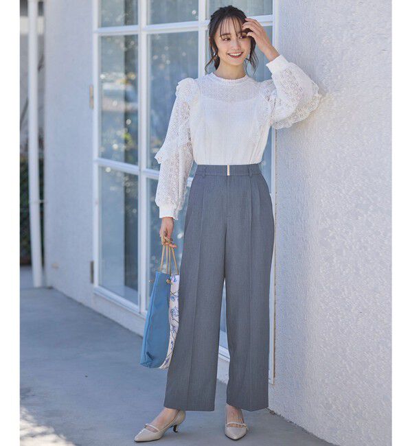 ANY SIS「【洗える】褒めらレディ ワイドパンツ」|その他|