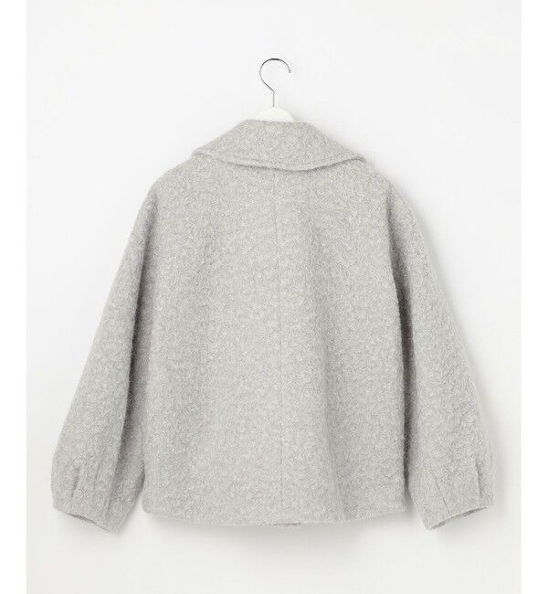 ANY SIS「【2WAY】ブークレーシャギーラメ アウター」|ピーコート|