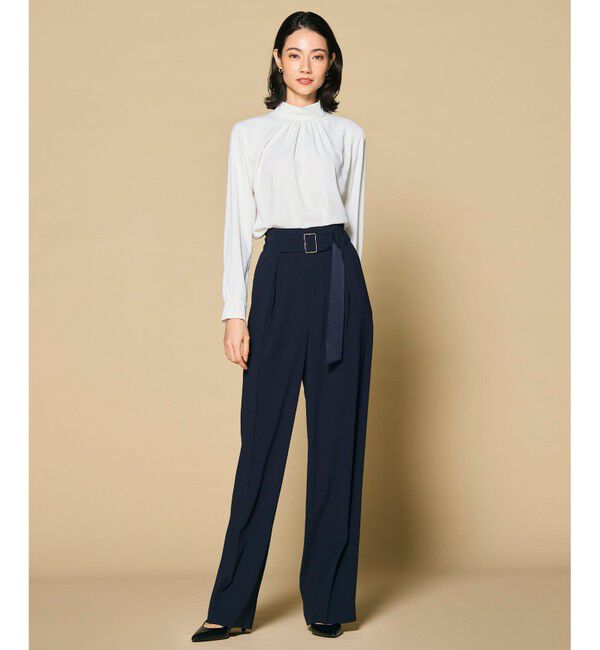 BEIGE,「EVA / ハイネックロングスリーブブラウス」|シャツ・ブラウス|