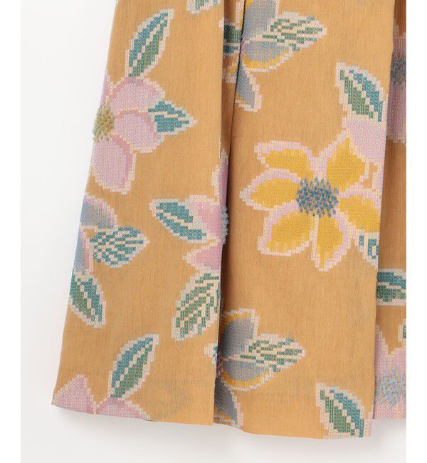 GRACE CONTINENTAL「モザイクジャガードタックスカート」|スカート|